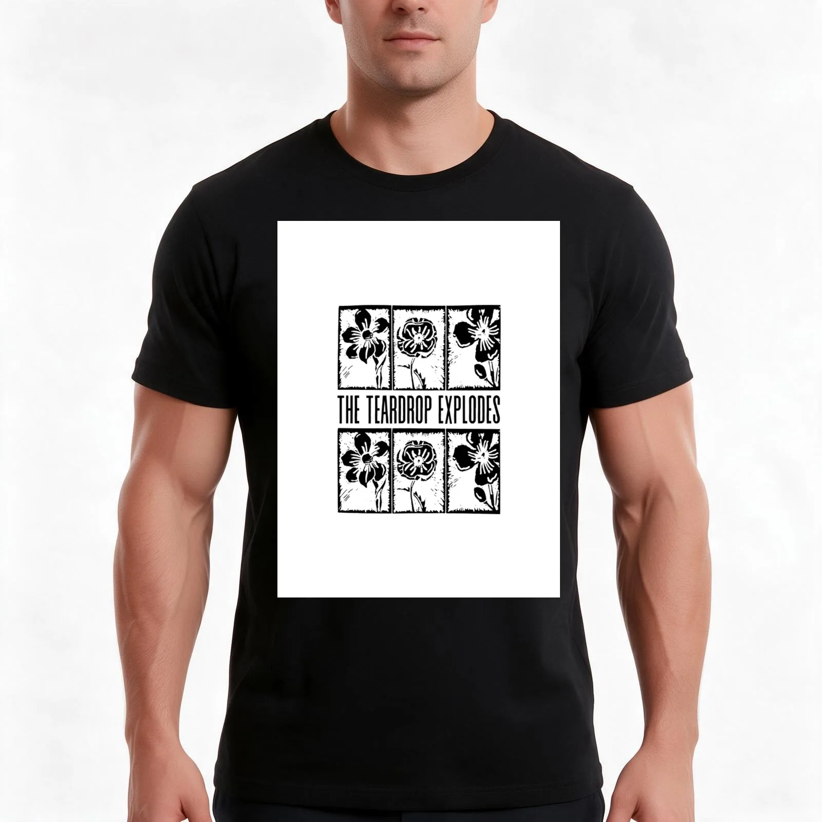 The Teardrop Explodes T-Shirt Summer Casual Cotton Tee Oversized Streetwear Tops Vintage Graphic Print Unisex Men Women