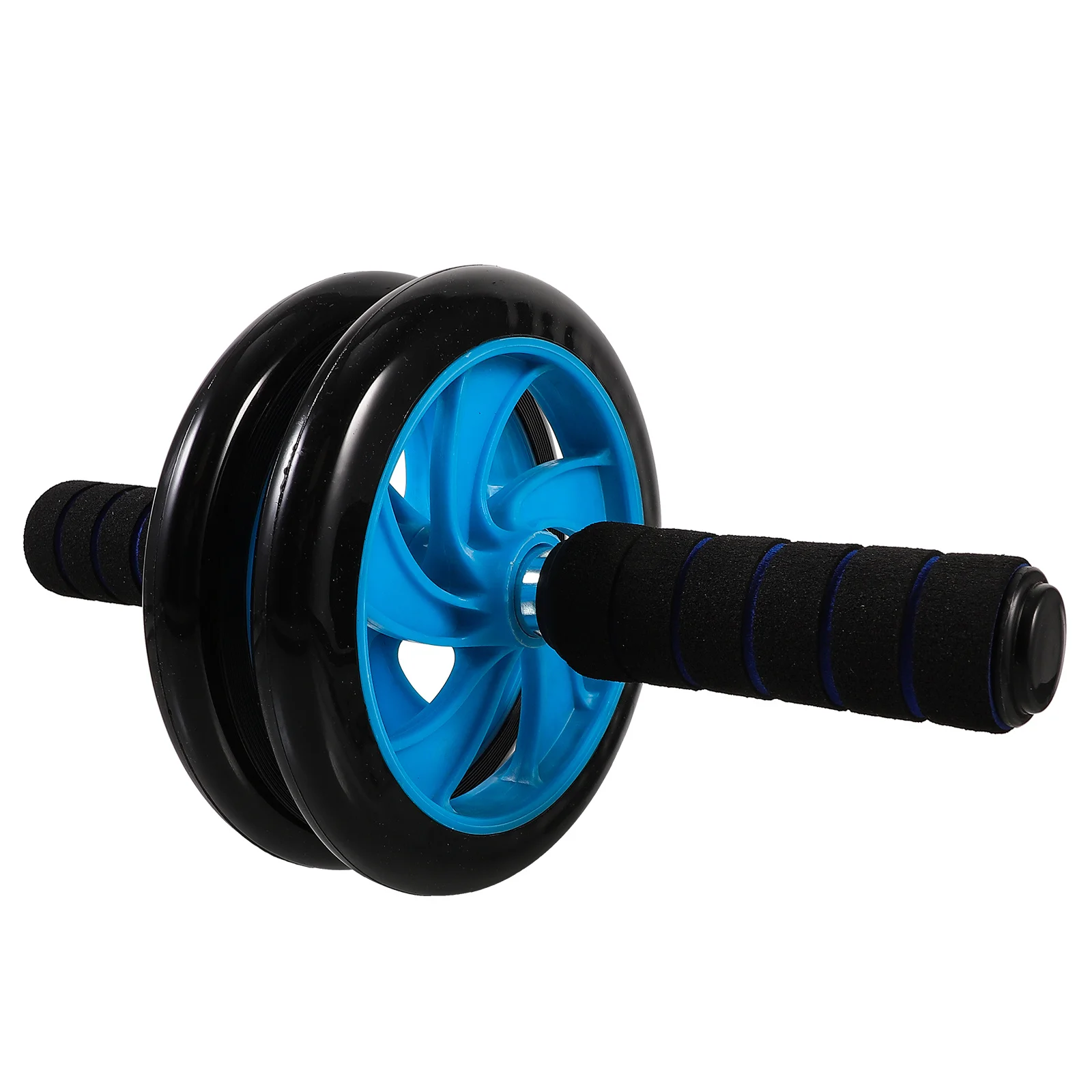 Rodillo de rueda Abdominal estilo de dos ruedas, entrenador de entrenamiento Ab silencioso, rodillo de ejercicio físico para quemar grasa efectivo para hombres y mujeres