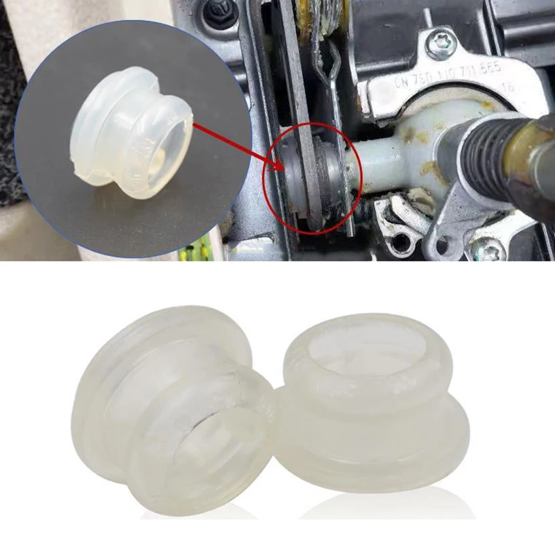 Manual Gear Shift Lever Cable Bushing Repair Kit For VW Golf MK4 Polo Bora Gearbox Selector End Linkage Rubber Sleeve 2005 2006