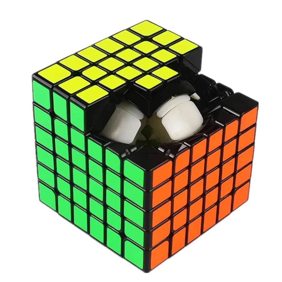 Qiyi Qifan W 6x6 Black Sticker Version 6x6 Magic Cube 6Layers Speed Cube Professional Cubo Magico Puzzle Toy For Children Kids