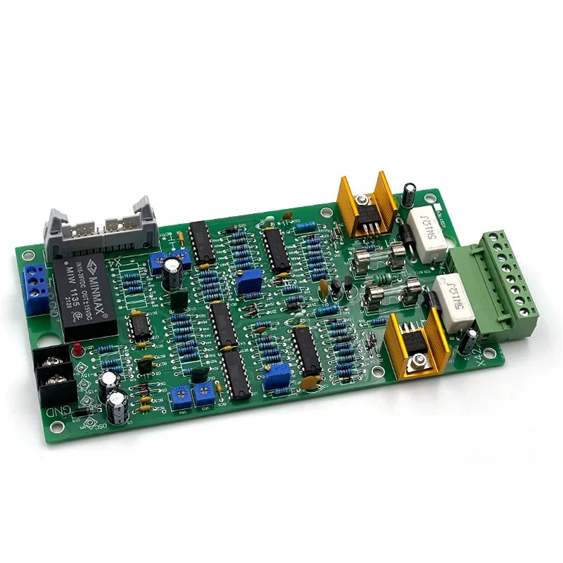 MIRLE 80202 14202A Computer Pressure Flow Proportion Amplification Board Injection Molding Machine P/Q Amplifier
