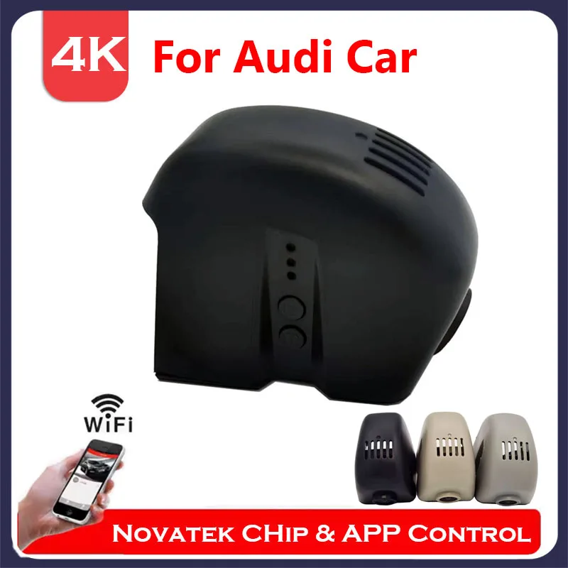 

4K HD Wifi Dash Cam for Audi a3 a4 a5 a6 a7 a8 q2 q3 q5 q7 q8 s3 s4 s5 s6 s7 s8 rs3 b5 b6 b7 2004 to 2024,Plug and Play Car DVR