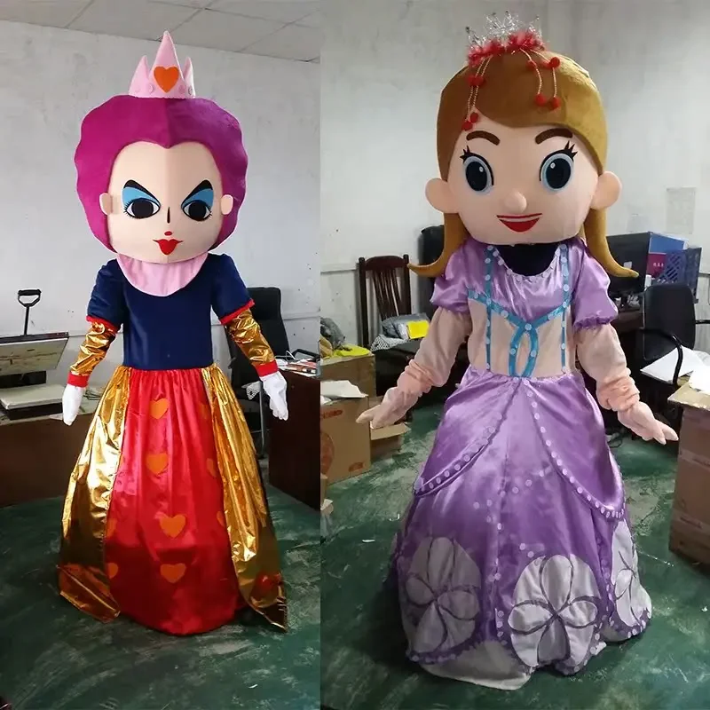 

Boy and Girl Cartoon Mascot Costume Customization Princess Walking Doll Costume Performance Prop Adults Outfits Christmas Suits