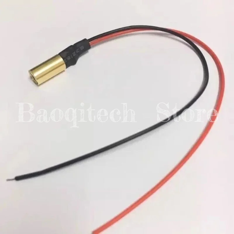 6.2mm industrial grade red spot laser module with adjustable focal length of 5mw 650nm laser head 6.2mm*18mm