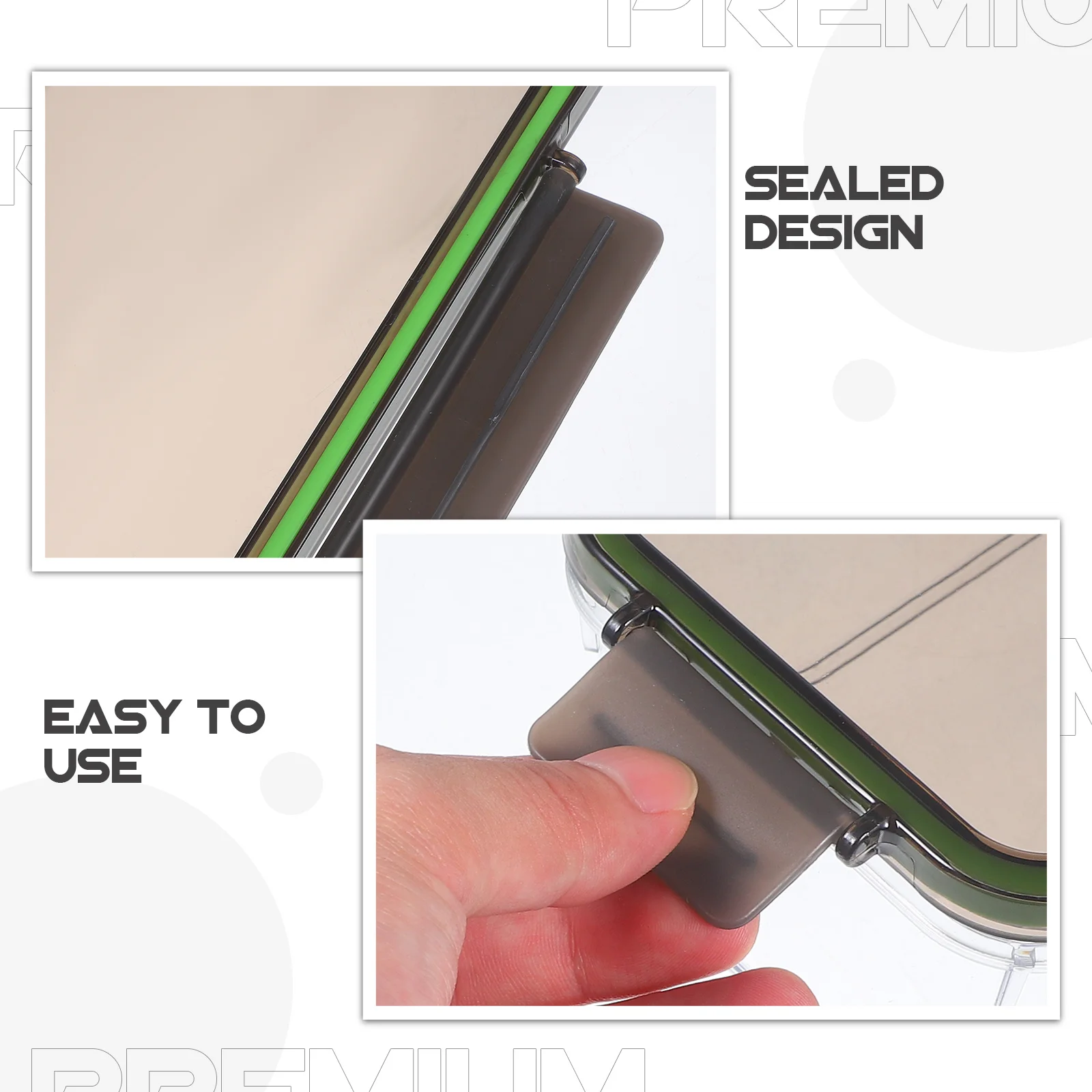 

Fresh-Keeping Box Transparent Food Storage Container Airtight Design Cake Roll Packaging Fridge Organizer Bins Pet