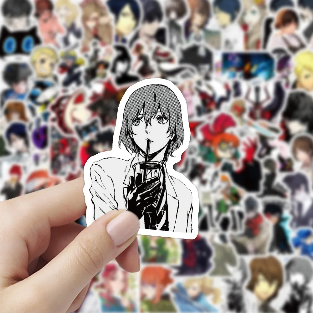 【セール中】50/100 個ペルソナステッカーゲーム役割漫画防水落書き装飾 DIY ノートブックスーツケース水カップバイクギター子供のおもちゃ
