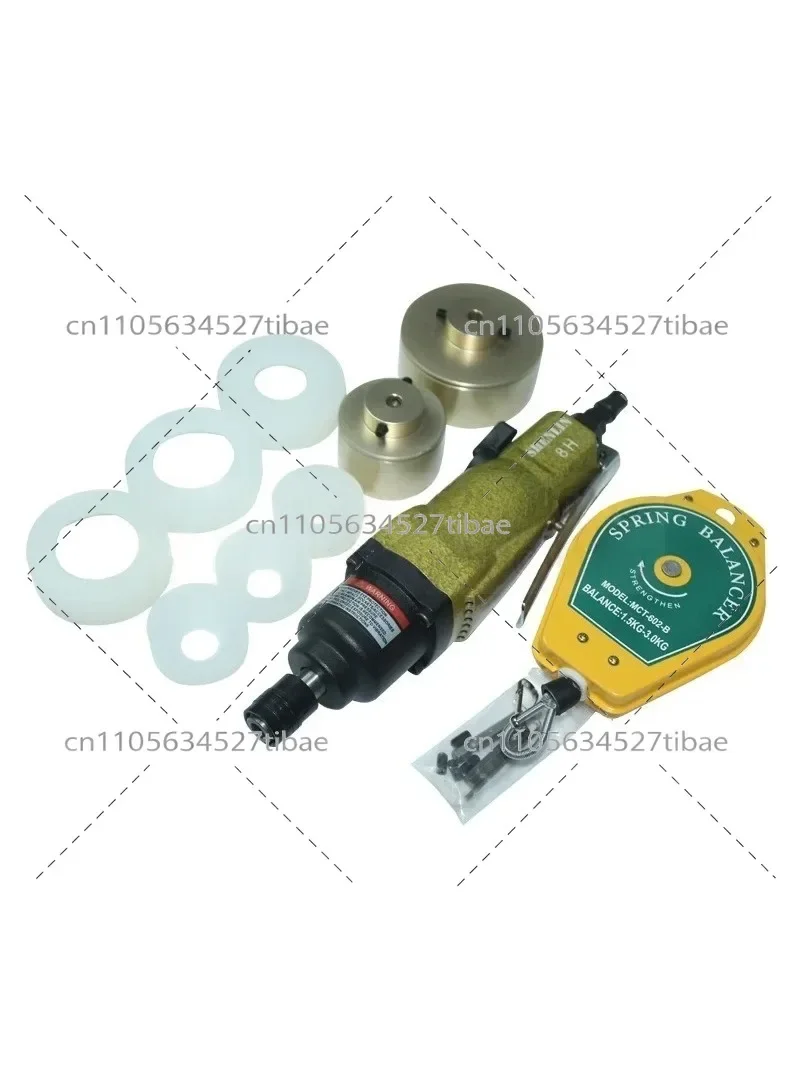 Handheld Pneumatic Capping Machine 80kg Super Torque 10-50mm Bottle Capper for Bottling Line Industrial Sticker Glue Cap Applica