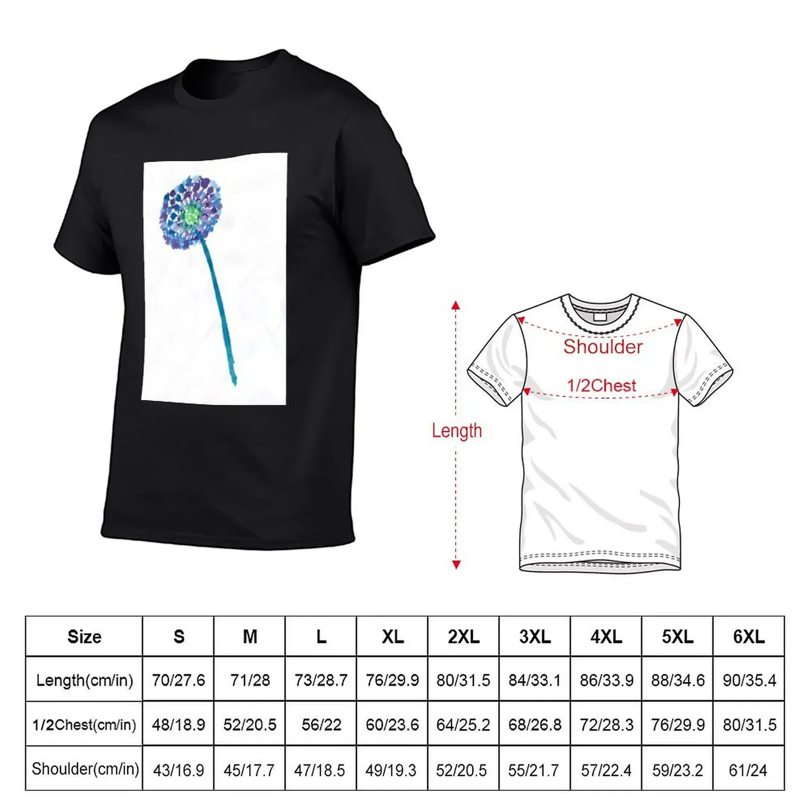 Summer Dandelion T-Shirt sweat cute tops shirts men