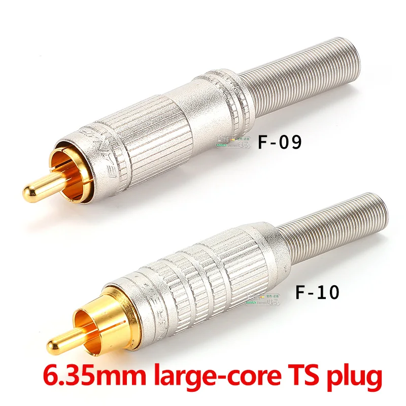 

RCA Lotus Solder Headset Plug F-12 F-15 F-09 Gold-plated Audio Video 3.5 6.35 1/4'' 1/8'' Jack Mini Phone TS TRS Stereo Plug