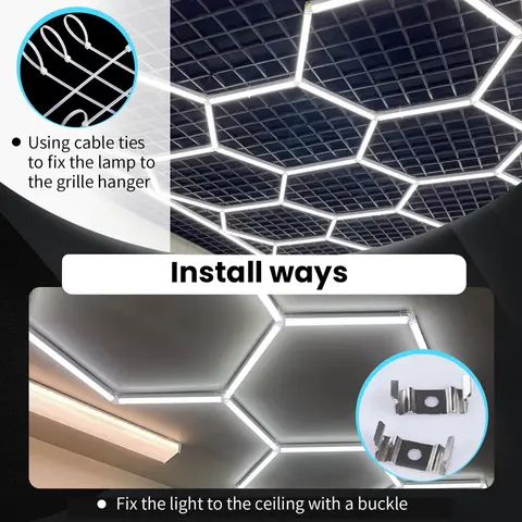 8 best sales led garage hexagonal - №6