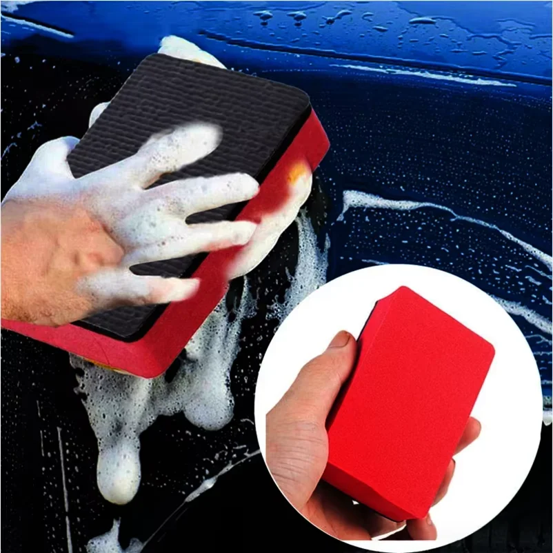 Car Wash Mud Cleaner Magic Clay Bar Sponge Block Pad Remove Contaminants Before Polisher Wax For Car Care Wash Accessories