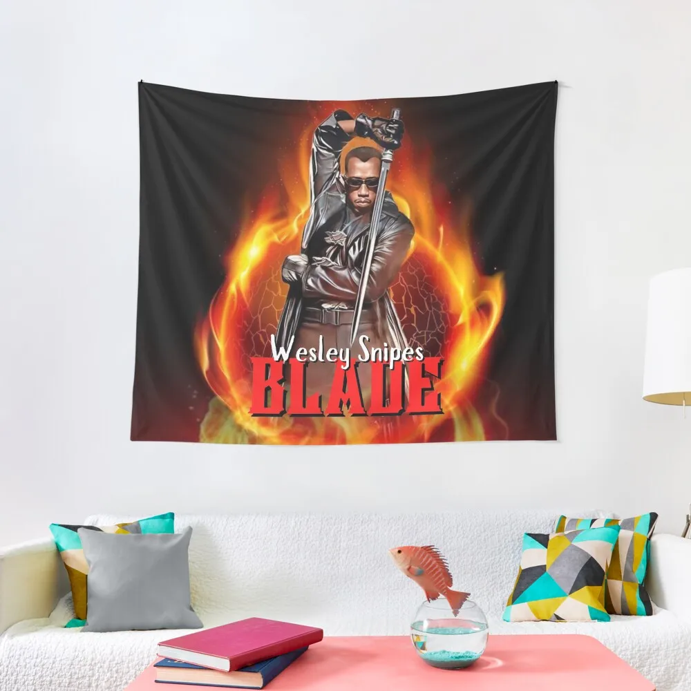 

Blade-Vampire Hunter Tapestry Room Aesthetic Home Decorations Aesthetic Wall Hanging Art Mural Tapestry