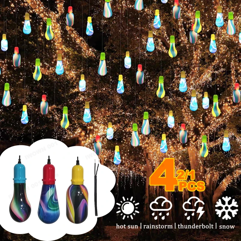 

New Style Wishing Light Glazed Lamp Led Colorful Decoration Ambient Light Outdoor Waterproof Landscape Light Holiday Decoration