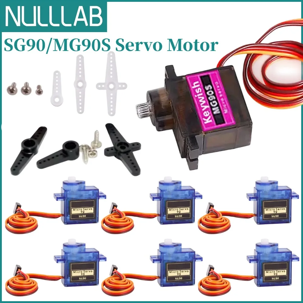 SG90 Servo Motor Micro 9g 180 360 Degree Mount SG90 Kit Without Metal Gear Pro RC Car Toy Airplane Arduino DIY Servo Motor