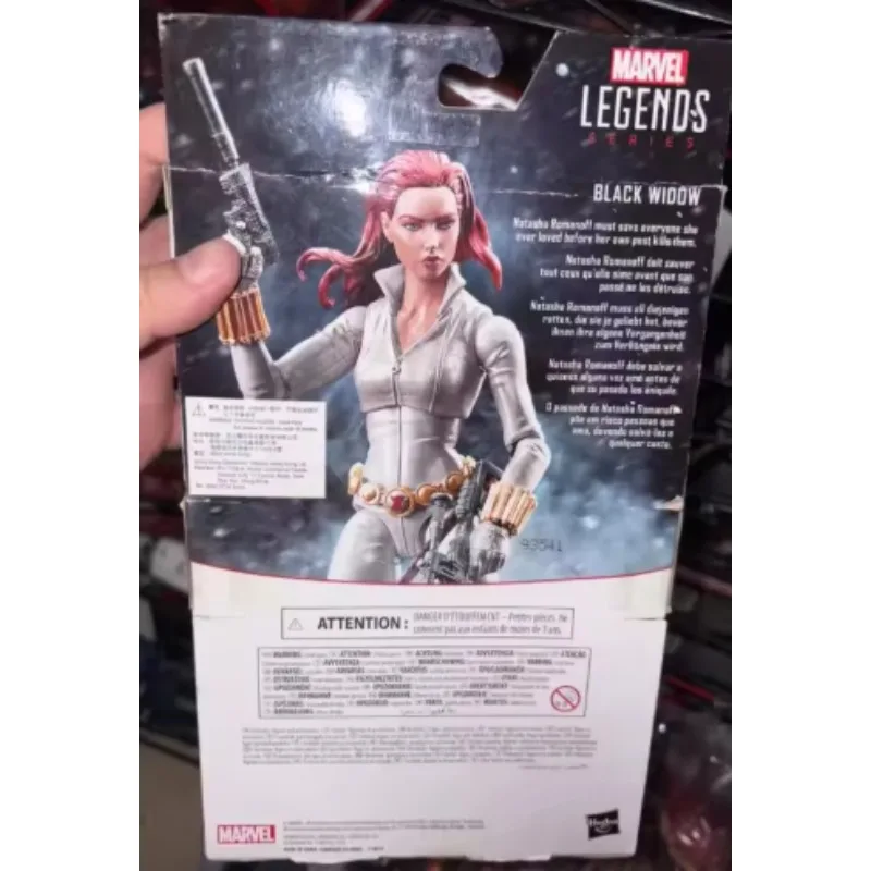 

Original Hasbro Marvel Legends Series BALCK WIDOW Anime Figure Toys Collection Ornaments