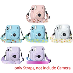 1PC 1.2m Camera Neck Shoulder Strap For Instax Mini 11 8 8+ 9 Colorful Back Rope Anti-break Hanging Band Belt Camera Straps