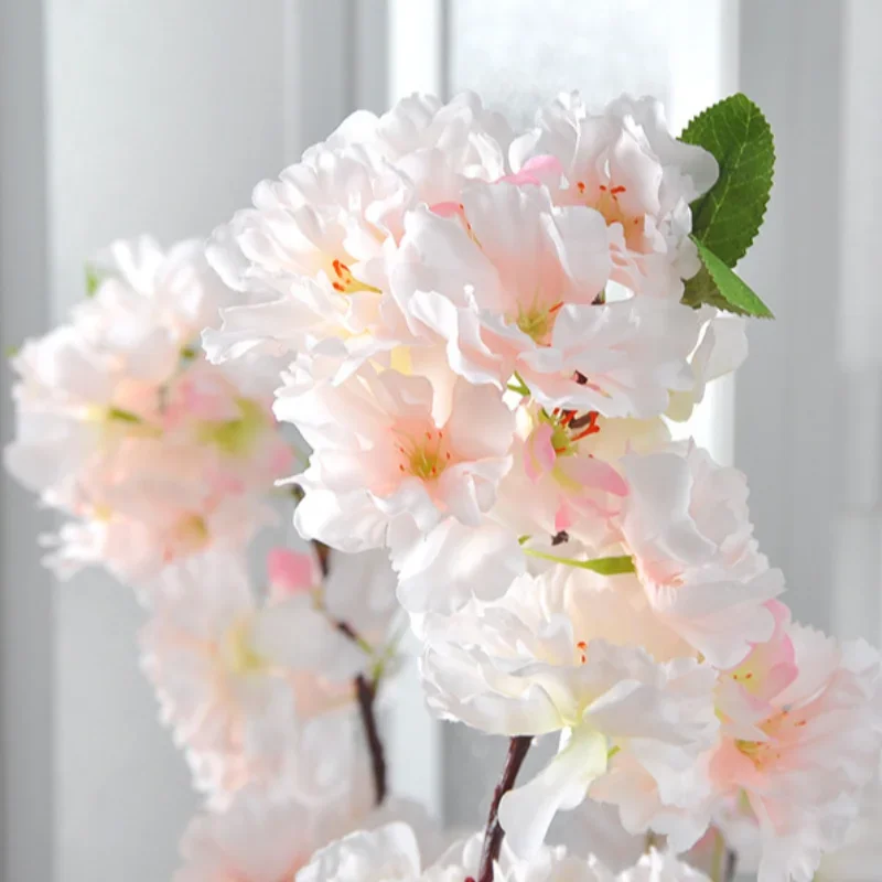 120CM Artificial Cherry Blossom Branches New Chinese Style Decoration Cherry Blossom Wedding Decoration Road Leading Flowers