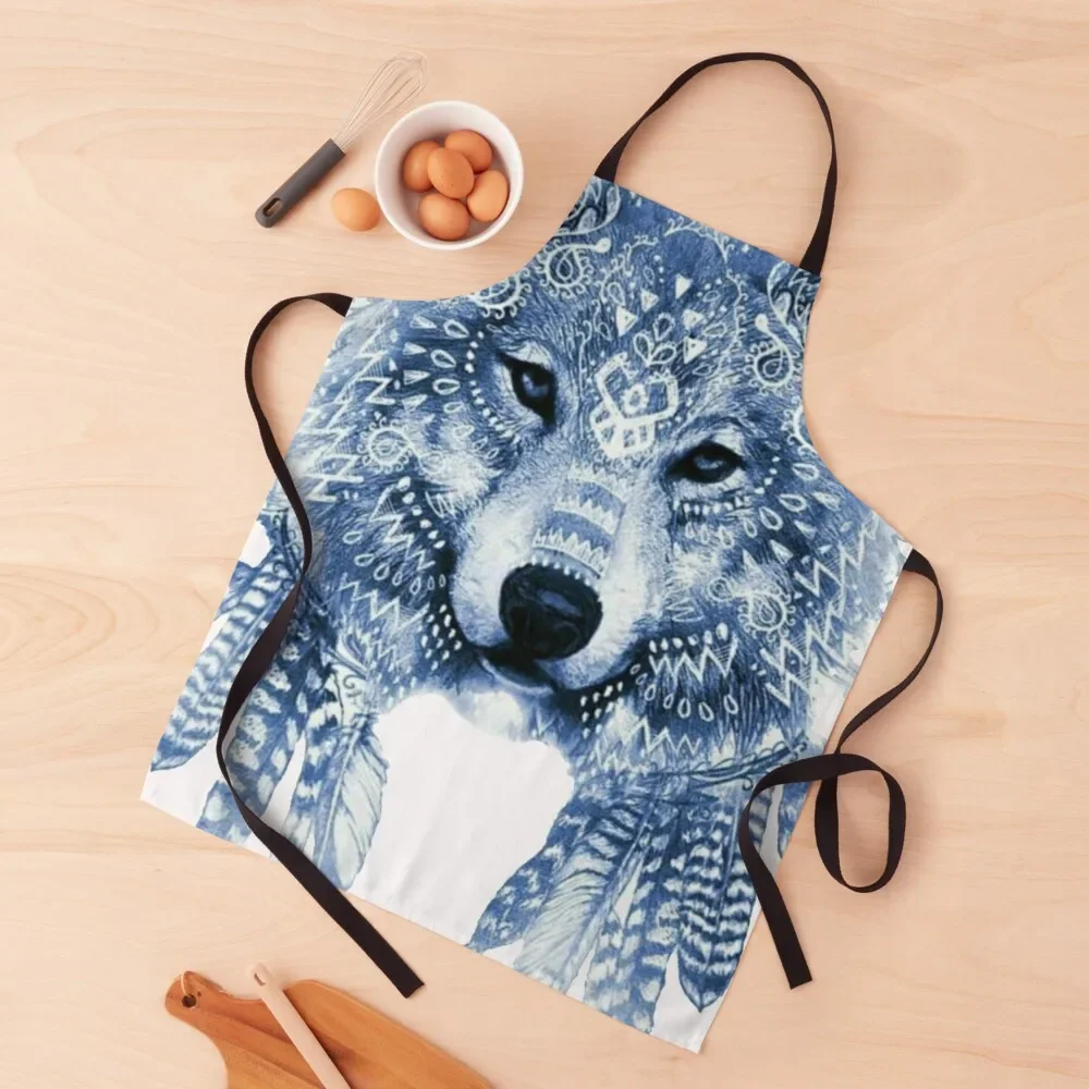 

Wolf art Apron Kitchen Special Accessories Hairdressing Hairdresser Accessories Novelties Kitchen And Home Korean Apron