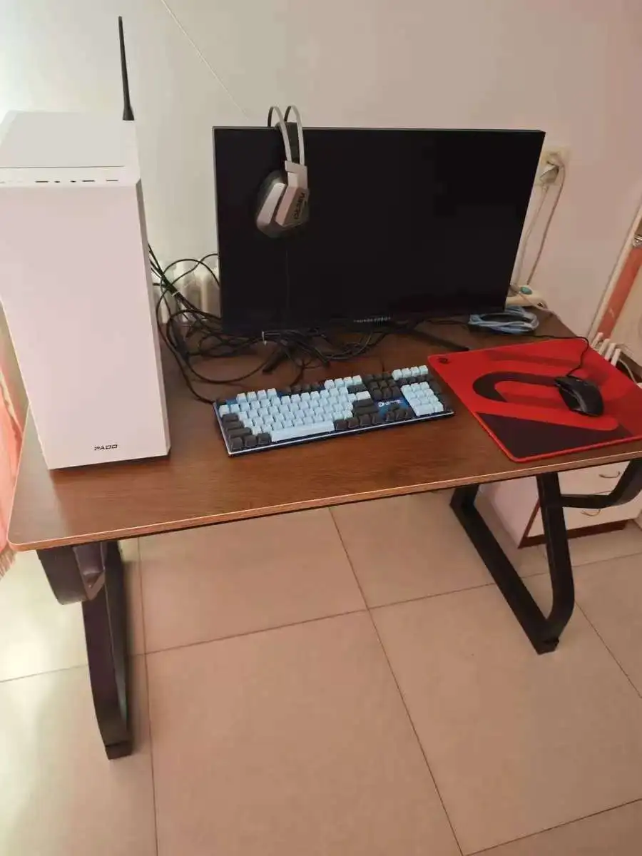 Muebles de escritorio para ordenador, escritorio para juegos, estación de trabajo, escritorio de estudio con múltiples opciones de tamaño, muebles modernos para el hogar