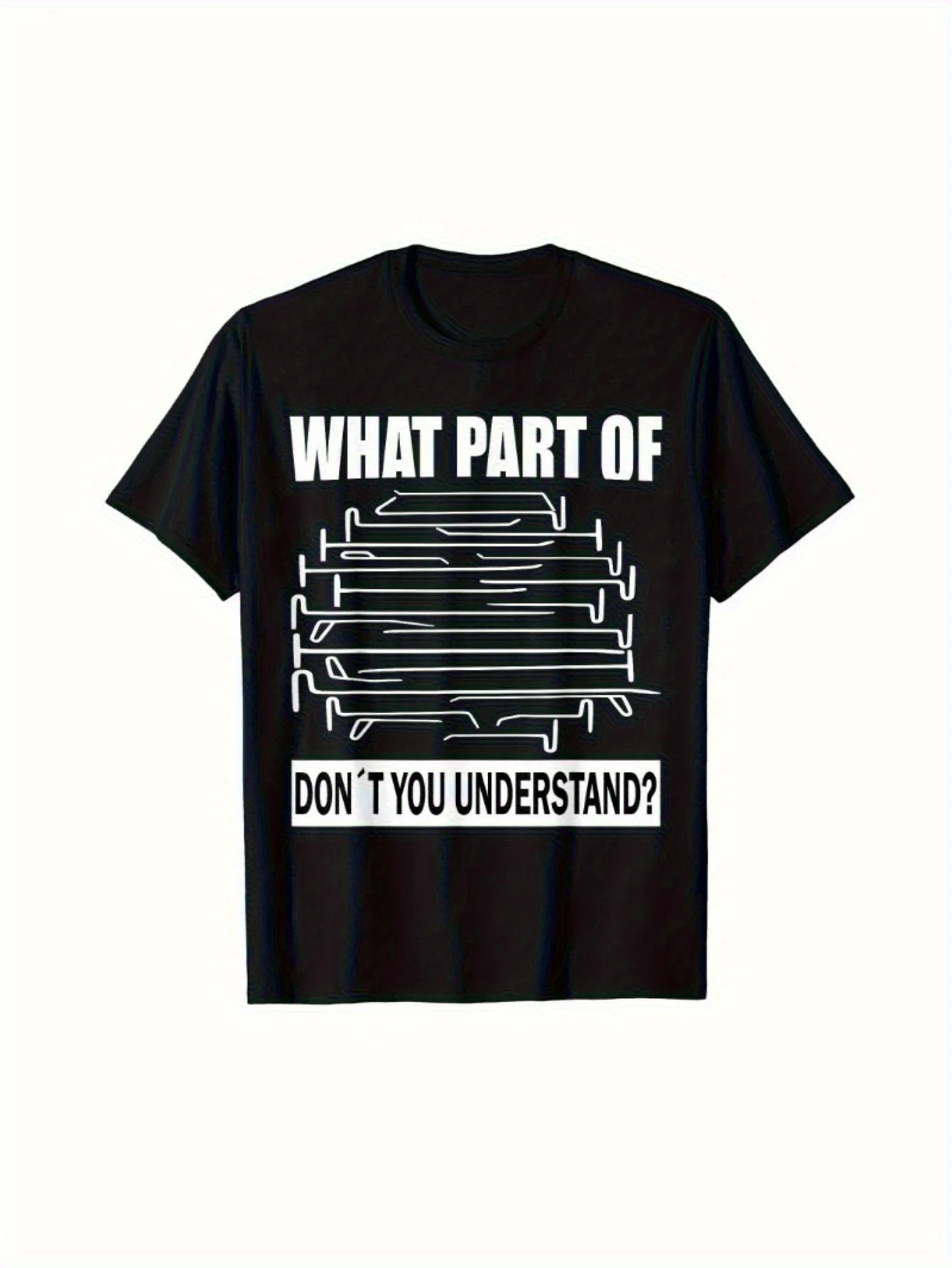 T-shirt drôle pour hommes sur le thème de la réparation automobile - Humour de technicien PDR avec graphiques de bosses de voiture et la phrase « Quelle partie de « Ne comprennes-tu pas ? » ? » Mécanicien Sa