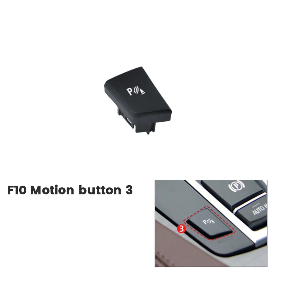 Car Sports Mode Switch Button 61319267890 for BMW 5 6 Series X3 X4 F10 F18 Center Console Switch Button NO.3 Button