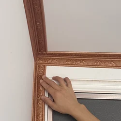 230cm Carving Flowers Foam Molding Trim Self-Adhesive Wall Stickers Decora Ceiling Corner Lines Stickers Wallpaper Frames line