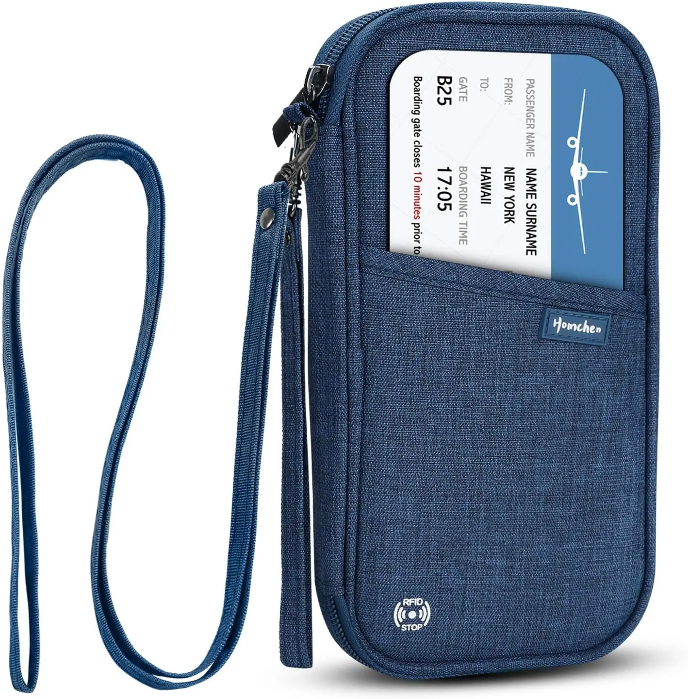 

Водонепроницаемый RFID-кошелек для паспорта, органайзер для кредитных карт, клатч для мужчин и женщин