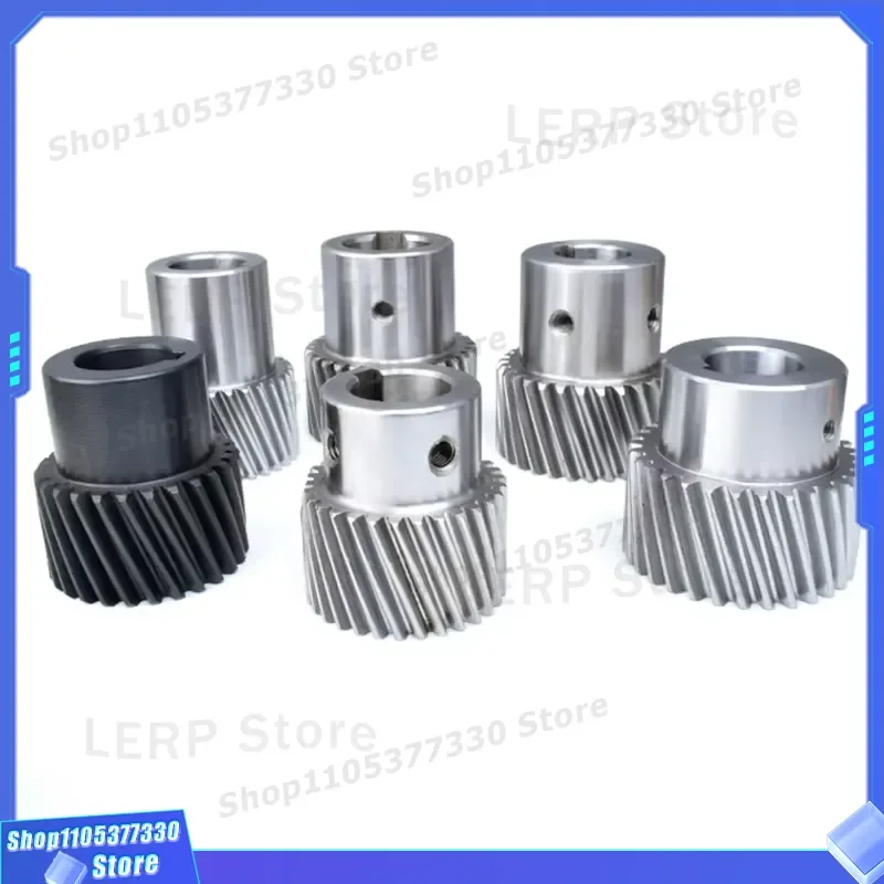 1.25 Module 30 Teeth Hardened Steel Spur Gear Silent Running Helical Design for Mechanical Transmission High Precision