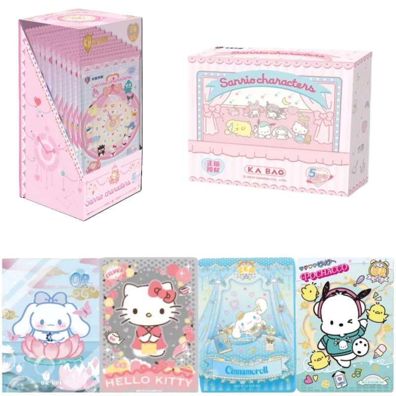 

Genuine Sanrio Collection Card Japanese Cartoon Star Daniel Star Hello Kitty Exquisite PVC Transparent Craft Cards Gifts