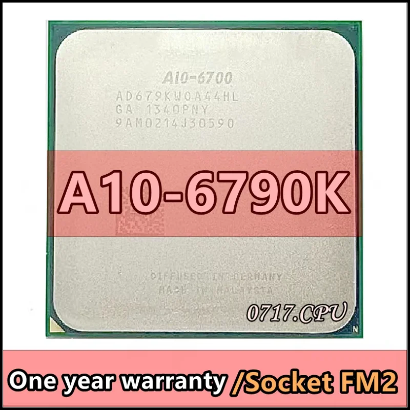 A10-6790K A10 6790K A10 6790 k 4.0 GHz Used Quad-Core CPU Processor AD679KWOA44HL Socket FM2