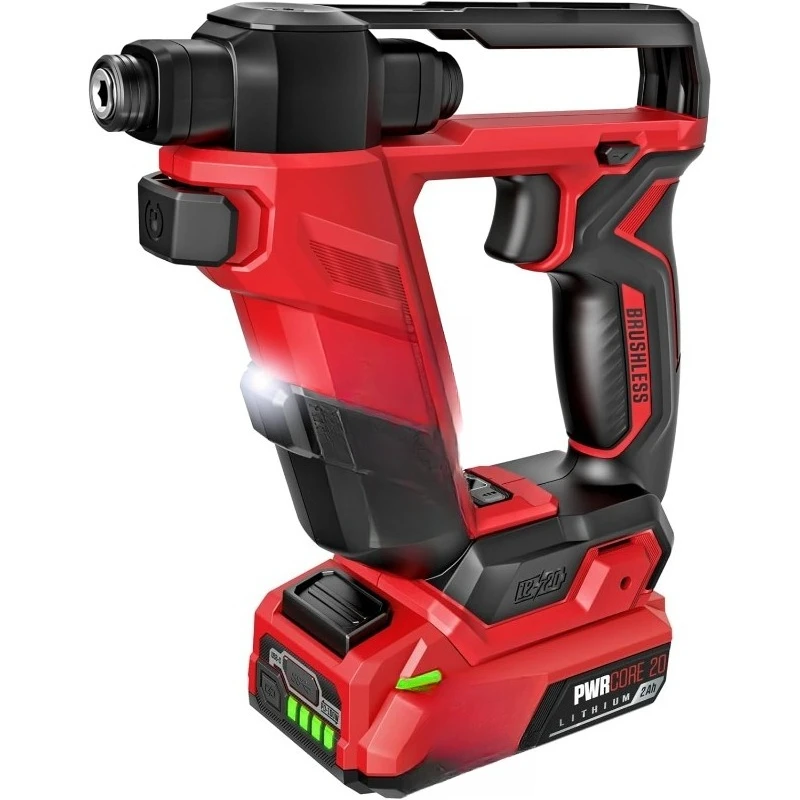 

Brushless 12V/20V Flip Drill, 20V Kit Including 2.0 Ah USB-C Battery and Charger-DL6300D-12