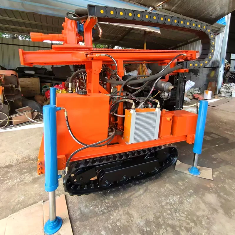 تخصيص 80 متر 100 متر جودة عالية جهاز حفر آبار المياه البنزين الديزل المزدوج الوقود الحفر