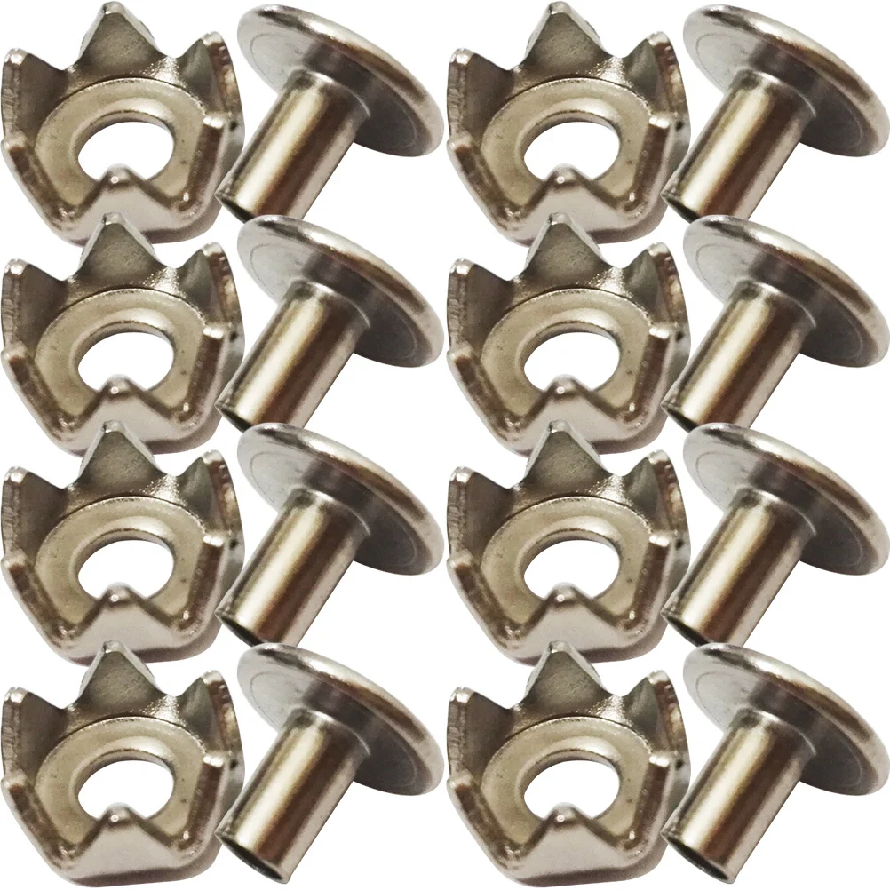 100 قطعة أحذية من الفولاذ المقاوم للصدأ المسامير عدم الانزلاق المضادة للانزلاق الأشرطة للأنشطة الشتوية في الهواء الطلق الأحذية المسامير