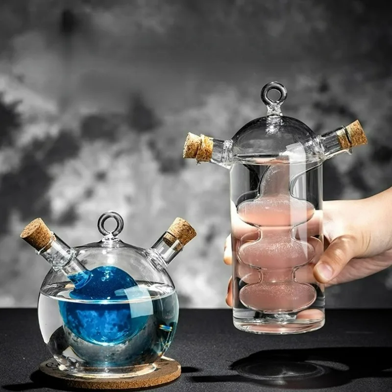 Funny Double Wine Glass Cup Creative Cocktail Glasses Cups Hanging Beverage Cup Perfect Gift for Bar Decoration Universal Cup
