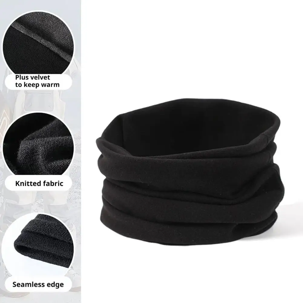 Calentador de cuello de terciopelo para hombres y mujeres, bufanda cálida para el cuello, jersey de protección, temporada de invierno, pañuelo versátil para parejas, 1 ud.