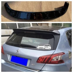 For Peugeot 308 Spoiler high quality abs plastic Car tail wing decoration rear trunk Spoiler For Peugeot 308 2014-2015