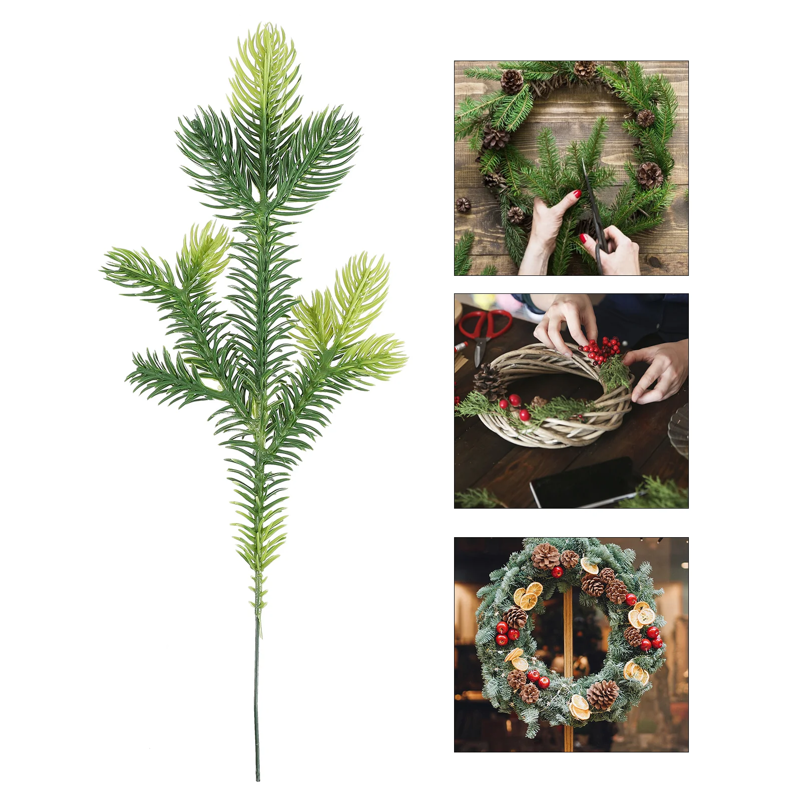 

20 Pcs Needles Decorations Home nament Christmas Pine Picks DIY Christmas Supplies Supplies Holiday Accessories