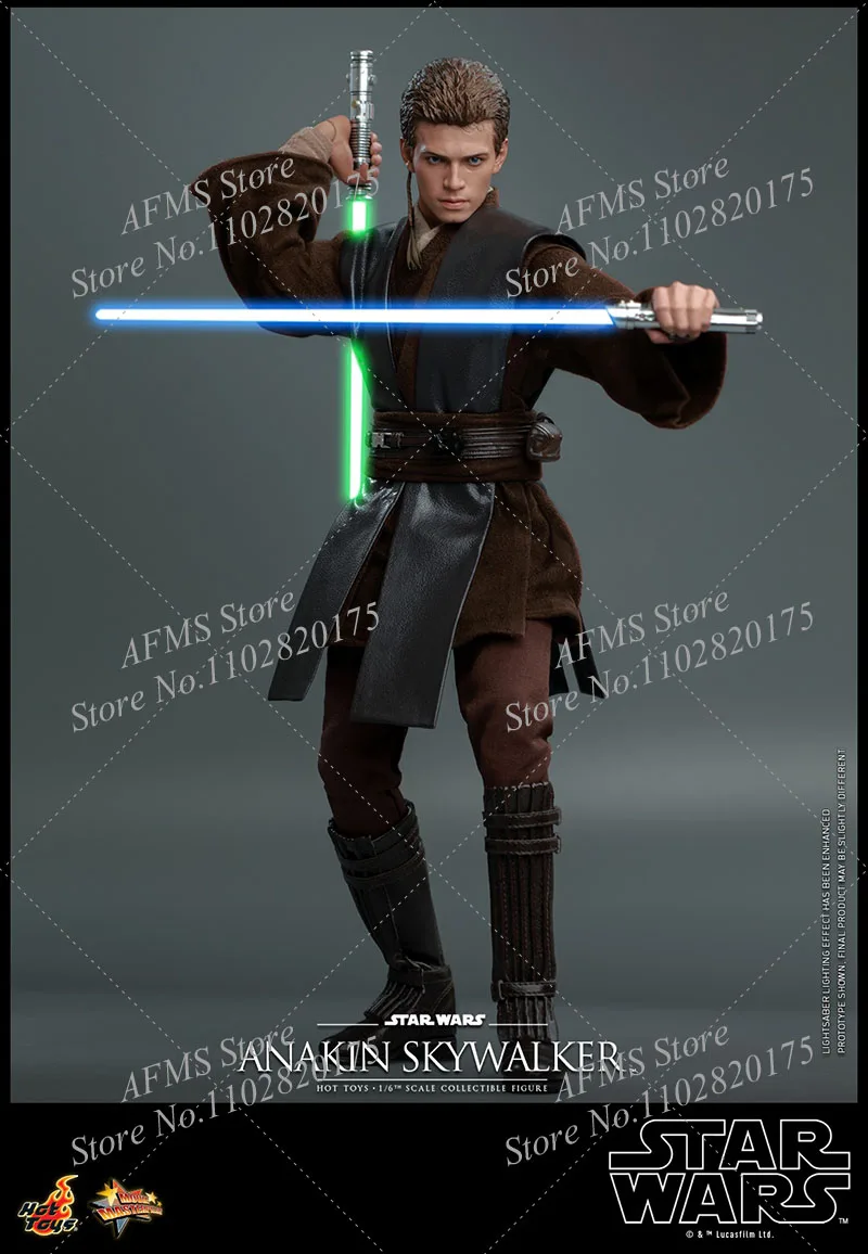 HOTTOYS HT MMS677 1/6 Scale Collectible Figure Star Wars Anakin Skywalker 12Inch Full Set Men Soldier Action Figure Model