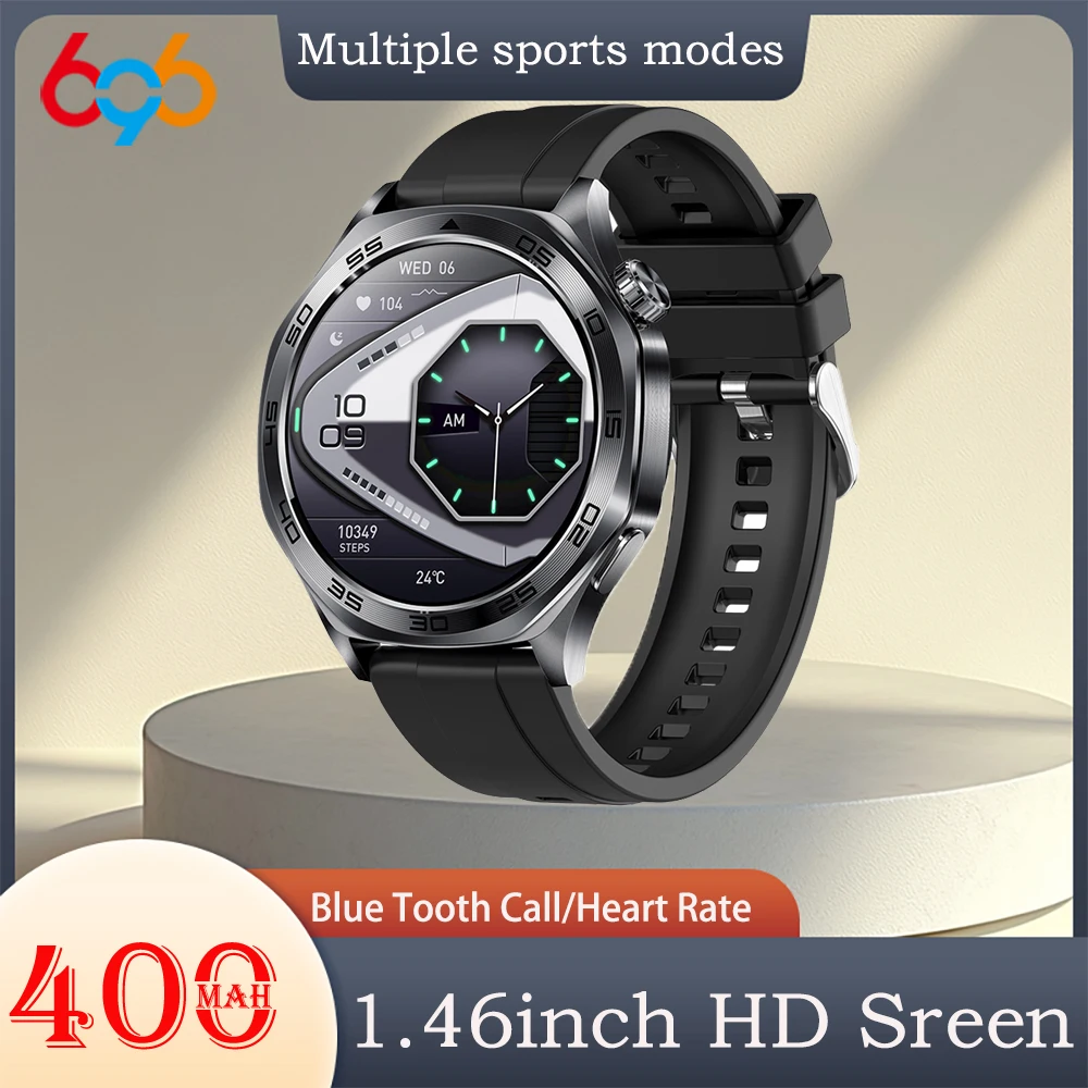 

400Mah Outdoor Smart Watch Multiple Sports Fitness Watches Waterproof Heart Rate Sleep Monitoring Voice Assistant Smartwatch
