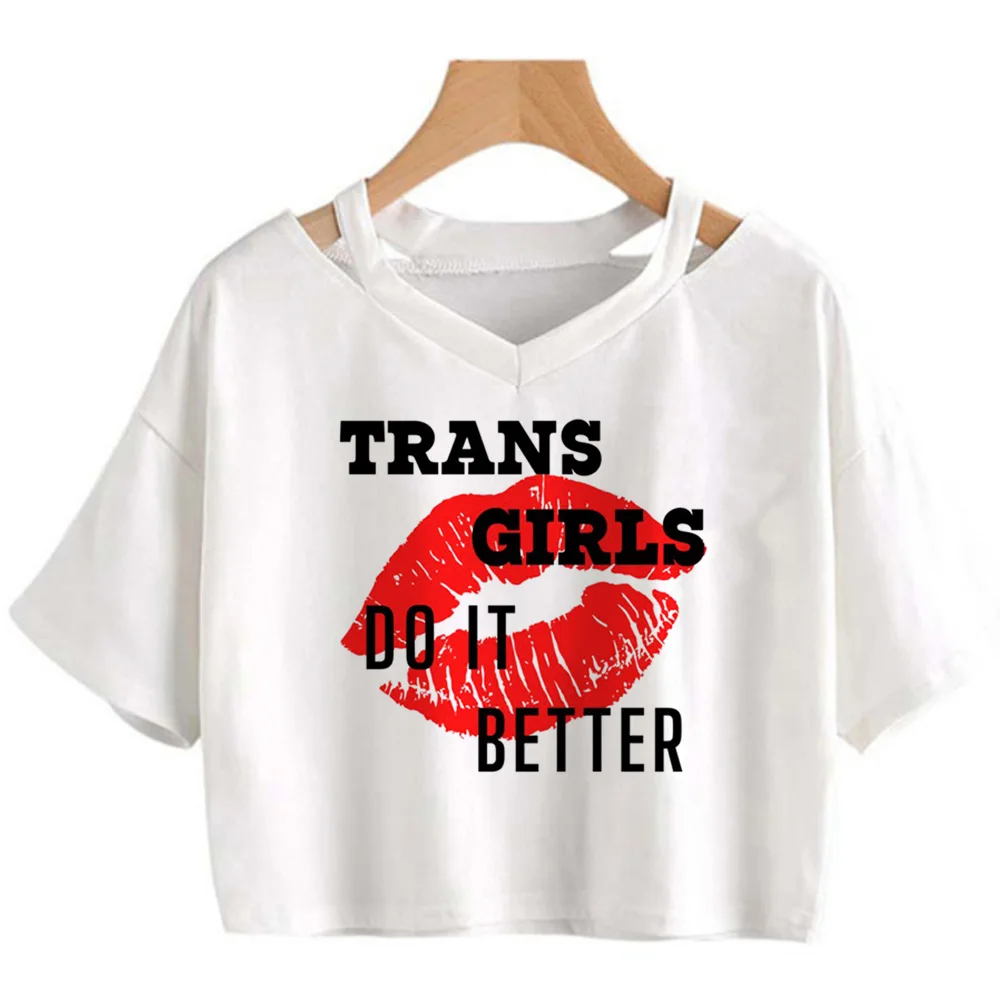 Femboy vintage gothic  crop top Female manga goth trashy cute tee  tshirt