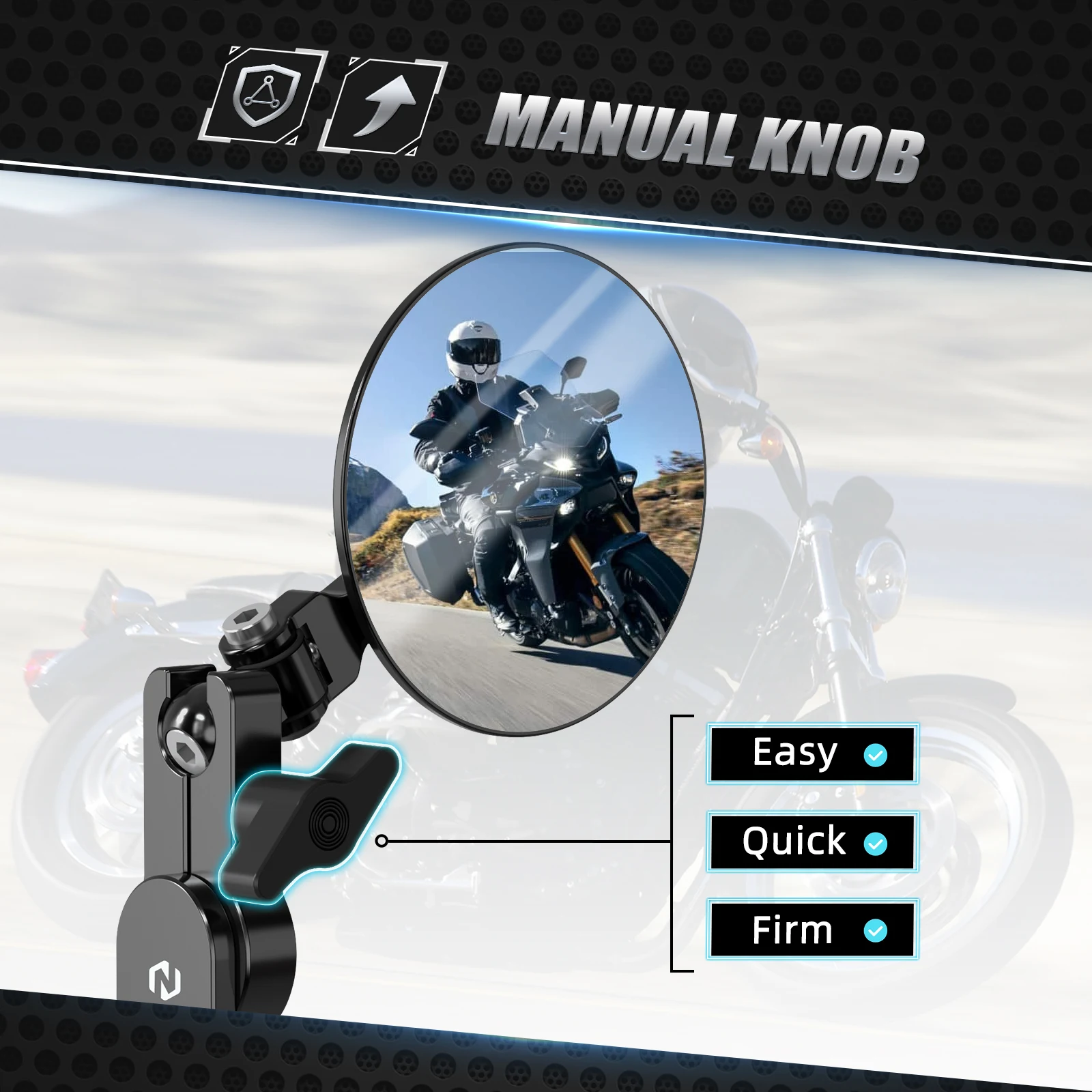 

Универсальные быстросъемные зеркала для Honda CRF250L CRF300L Rally Yamaha Tenere 700 BMW R1200GS R1250GS ADV, поручни, боковые зеркала