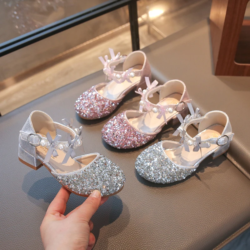 

Girls' Fashion Sandals Open-toe High Heels for Girls Ages with Shoe Box 3–18 Childrens Roman Sandals Girl Shoes Kids Sandals