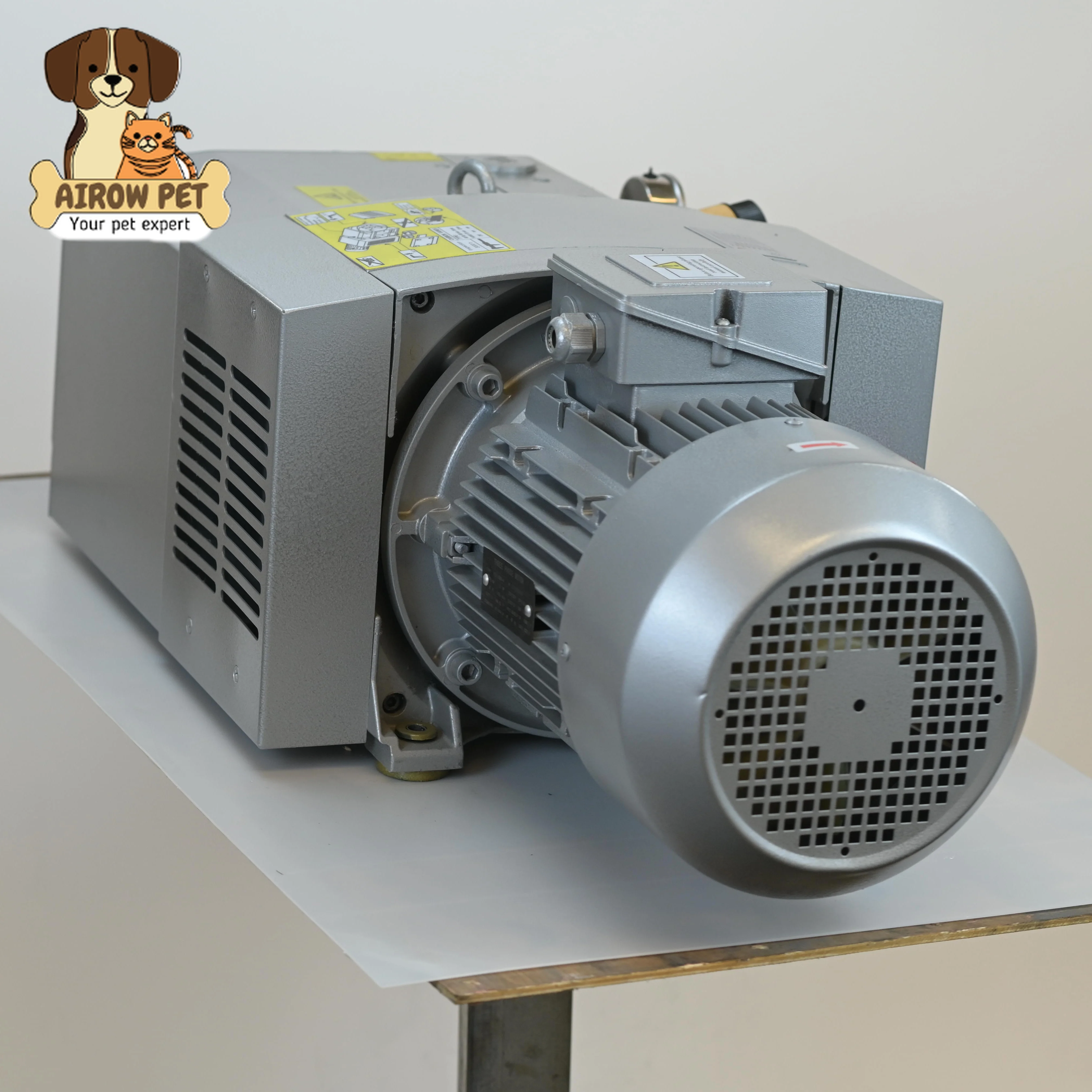 AIROW KDF140 1.5 bar Oil Free High Pressure Dry Vane Vacuum Pump Blower 7.5kW 168m³/h for Printing Air Knife Pneumatic Conveying