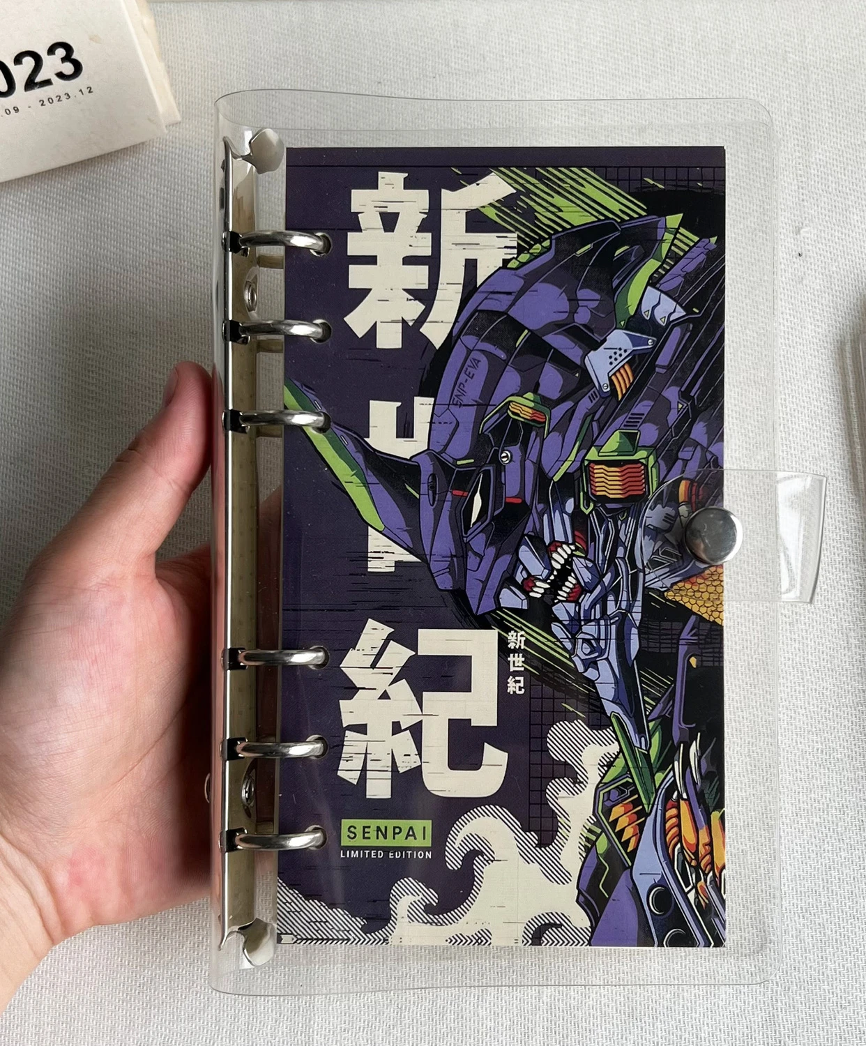 EVA Notebook New Century Evangelion Warrior Initial Machine Peripheral Student Removable Loose leaf Notebook Male Diary