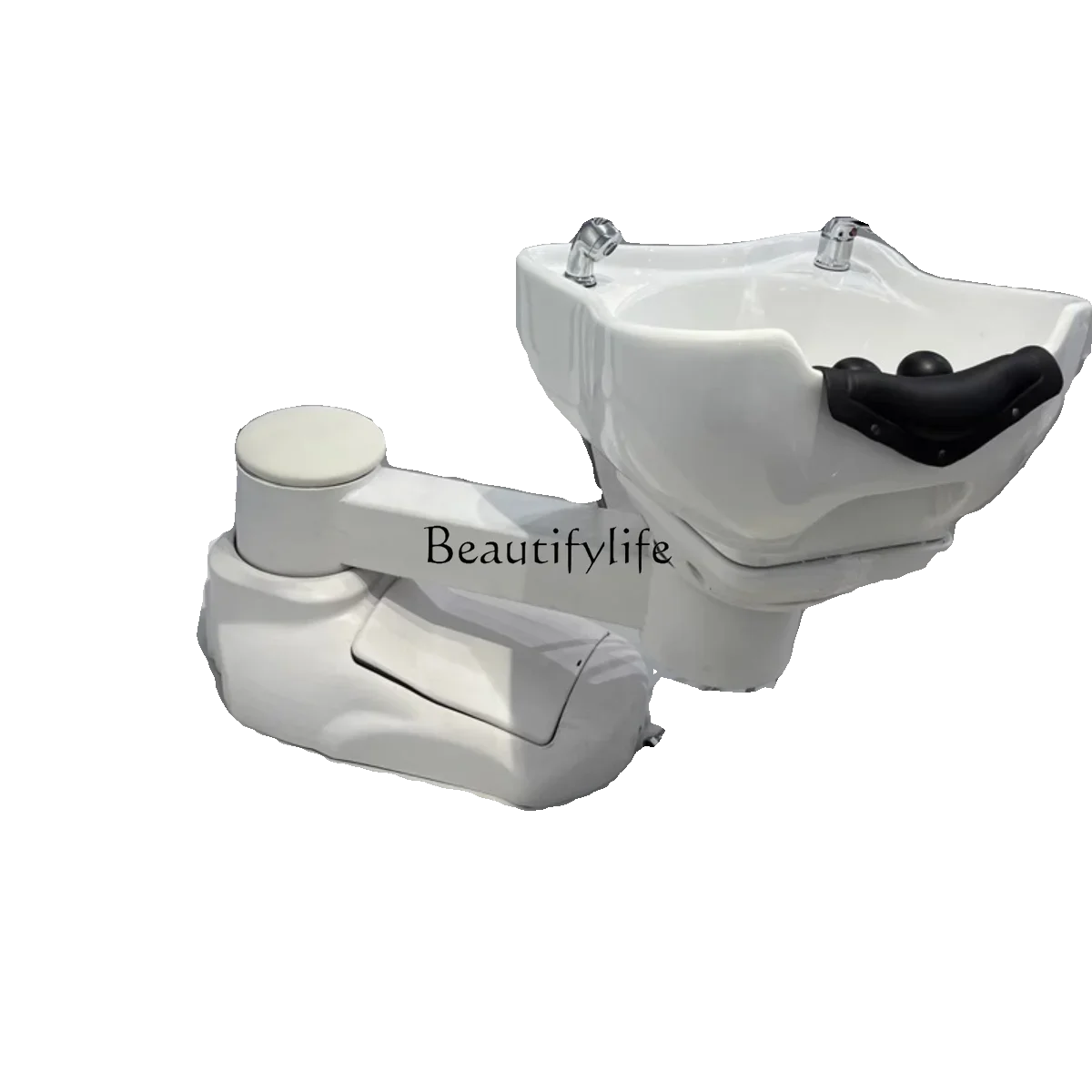 

FG17High-End Barber Shop Punch Bed Movable Beauty Salon Multifunctional Rotating Electric Shampoo Chair