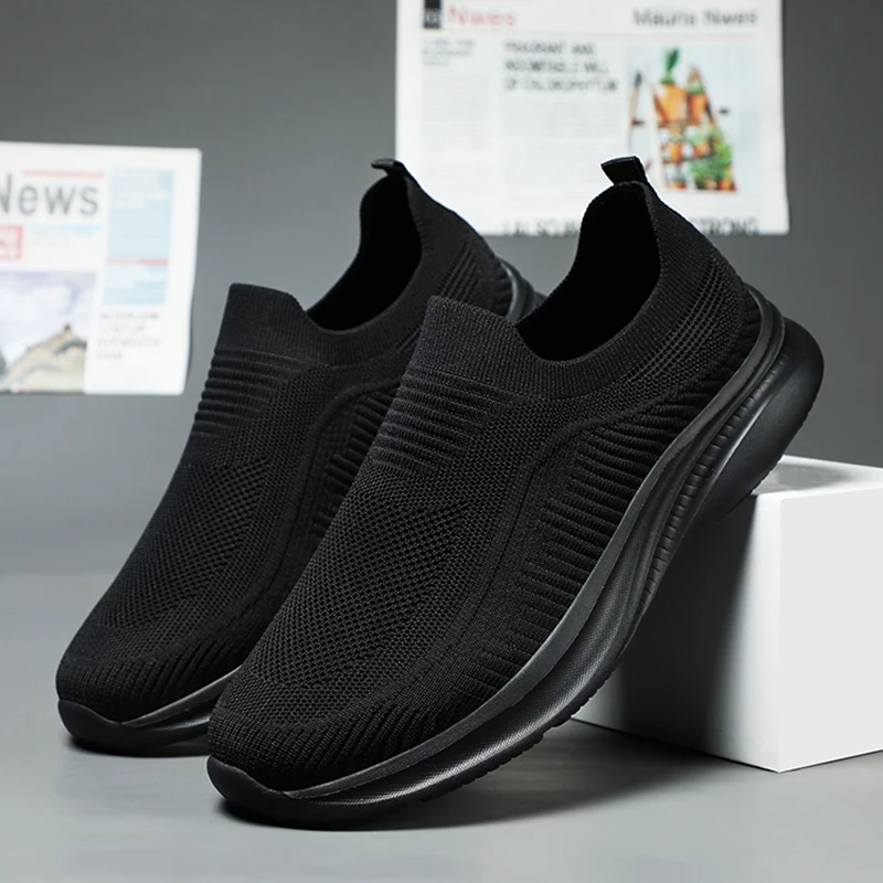 Men's Shoes New Mesh Casual Socks Short and Chubby Sports Shoes Popular Flat Bottomed Pants Cheap Running Shoes Men's Shoe Brand