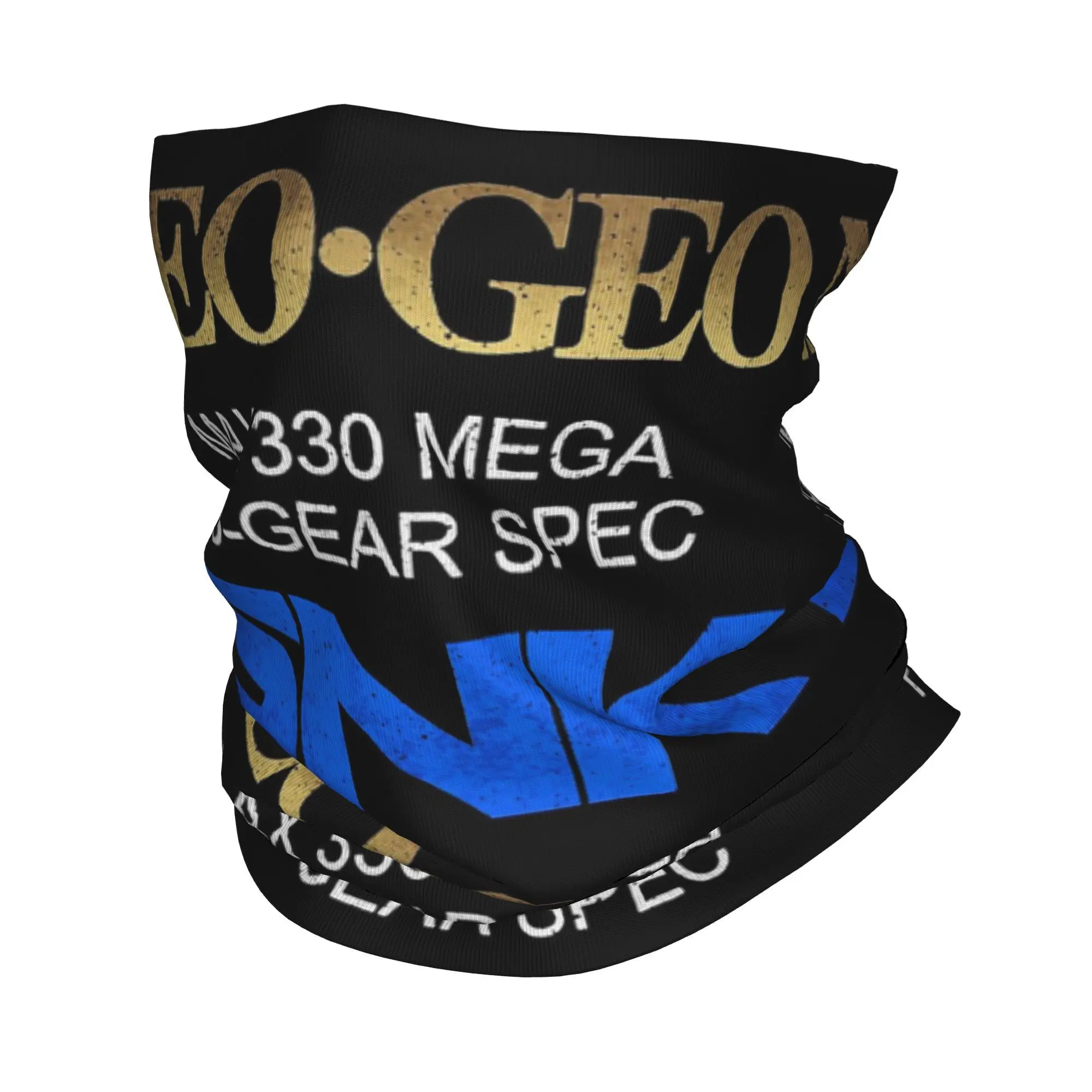 Custom Neos Geos Pro Gear Spec Gold Retro Design Bandana Winter Neck Warmer Women Windproof Wrap Face Scarf Ski  Gaiter Headband