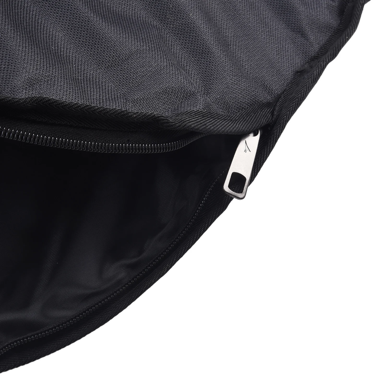 Black Cymbal Bag for Storage and Transport Three Pockets Removable Divider for durable 600D Material Easy to Carry