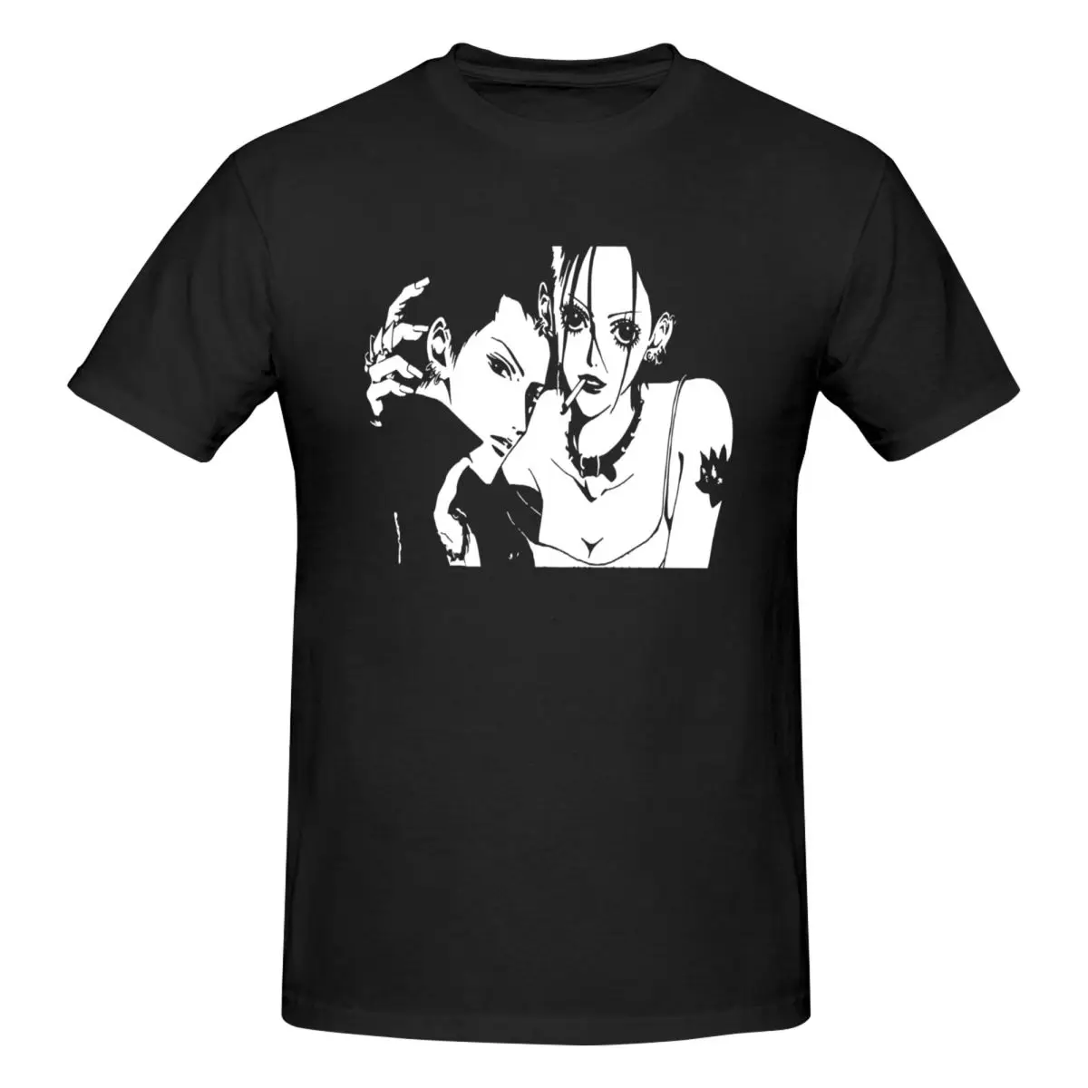 Nana Osaki And Ren Honjo T Shirts Graphic Y2K Idea Crewneck Mens Women T Shirt Clothes