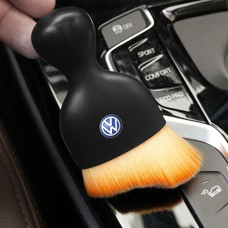 Car Interior Cleaning Soft Brush Tool Dust Remover For Volkswagen Sagitar R Scirocco Teramont Beetle T-ROC GTI Lamando CC R-Line